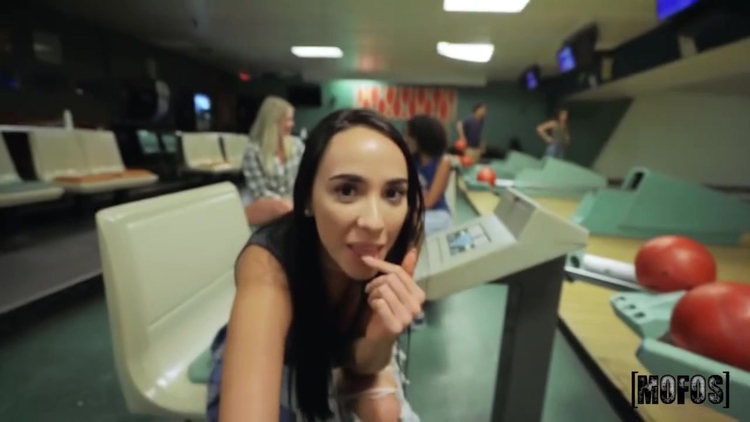 Gaby Ortega In The Bowling Alley Goes Crazy_main_thumbnail