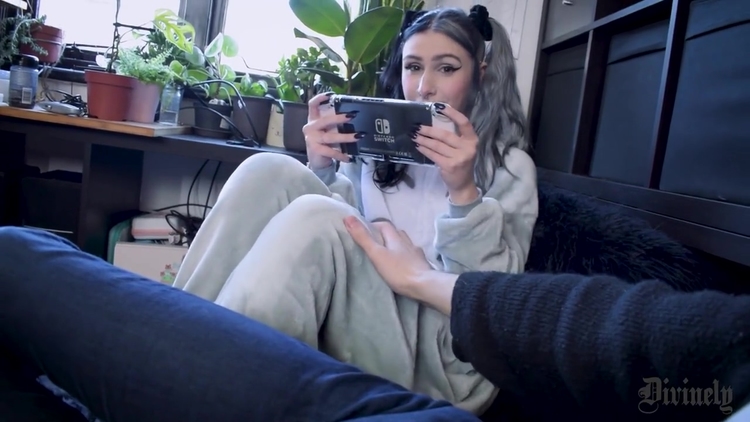 Divinely - Little Step sister Masturbates For You Pov_main_thumbnail