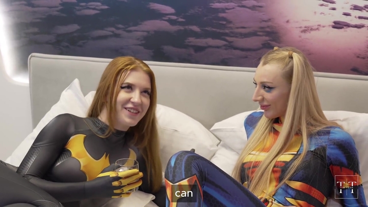 Batgirl And Wondergirl Get On The Big Dick!_main_thumbnail