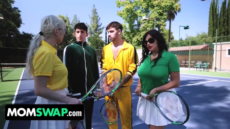Stepmothers Beat Their Stepsons In Tennis And Then Beat Their Cocks_main_thumbnail