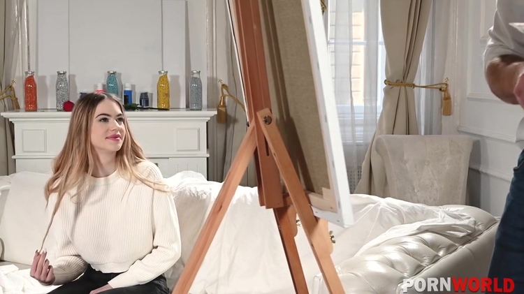 The Artist Was Inspired By The Big Milkings Of The Model And Her Pussy_main_thumbnail