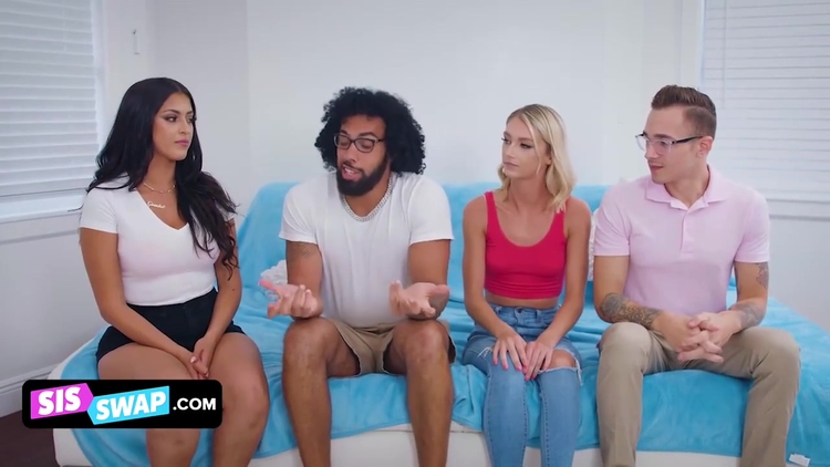 Marvelous Teen 18+ Girlfriends Swap Their Nerdy Looking Stepbros And Swallow Their Cum_main_thumbnail