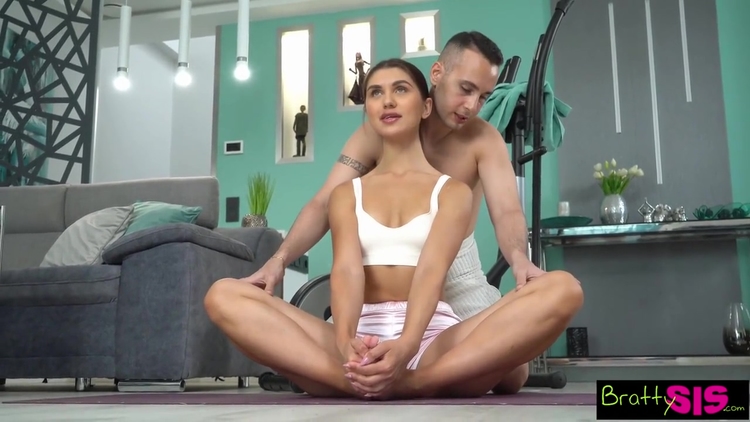 Sly Leo Ahsoka Gets More Than A Post Stretch Workout From Stepbrothers Big Dick_main_thumbnail