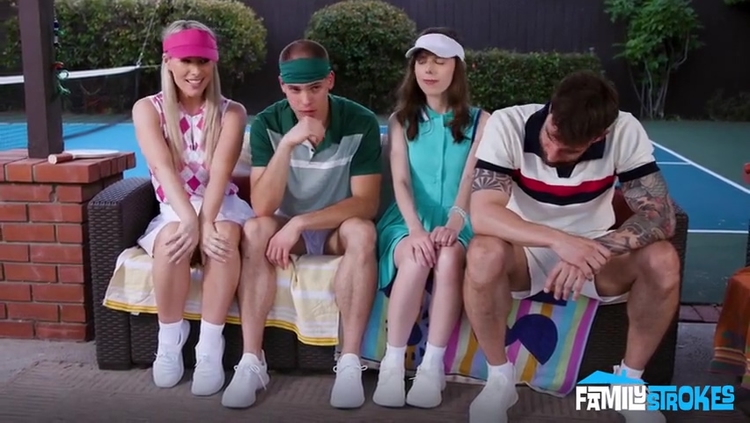 Krystal Palmer & Bunny Madison - She Grabbed My Fucking Balls! Our Stepfamily Labor Day Pickleball Battle_main_thumbnail