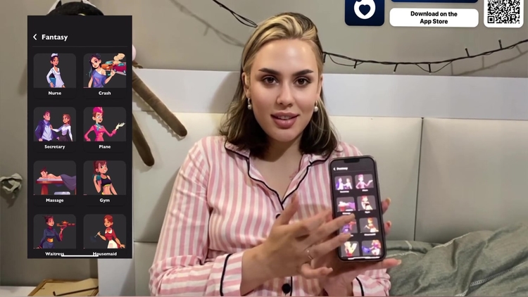 Sexy Student 18+ Plays The Role Of A Horny Maid Using A Dating App_main_thumbnail