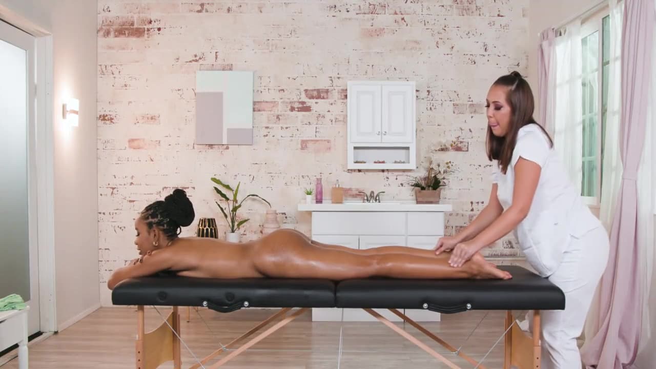 Jenna Sativa And Jenna Foxx - Lesbian - Brunette - Oil Massage - Face Sitting - Interracial - Maturbation - Scissoring - Sixty-nine - Agm - After Today_main_thumbnail