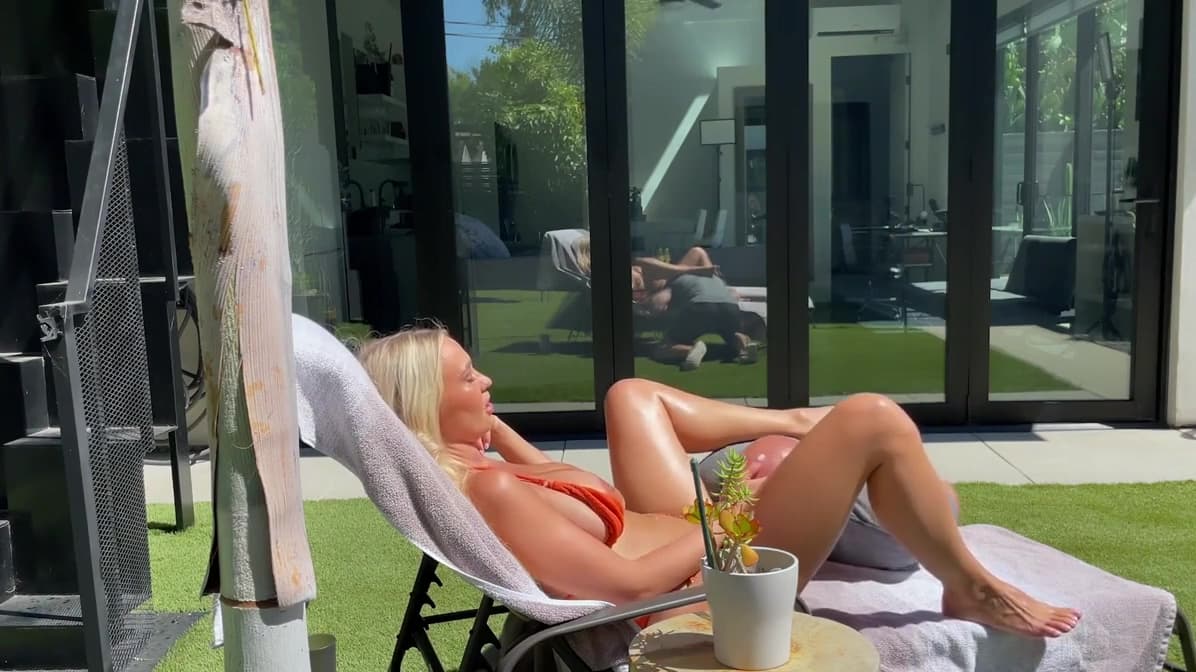 Busty Blonde Loves The Big Dick Of Her Bald Lover_main_thumbnail