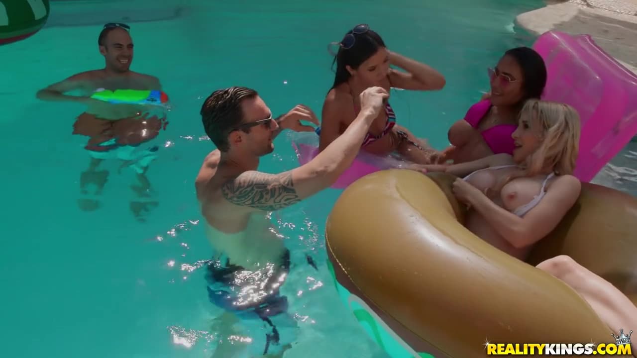 Lustful Harlots Pool Party Mind-blowing Sex Video_main_thumbnail